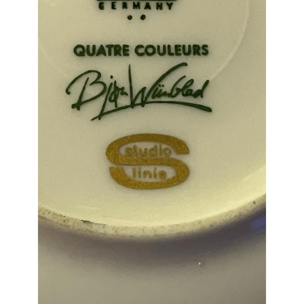 Rosenthal Studio Line Quatre Coleurs Butter Pat Vintage Germany Gold Center Dots - Picture 12 of 12